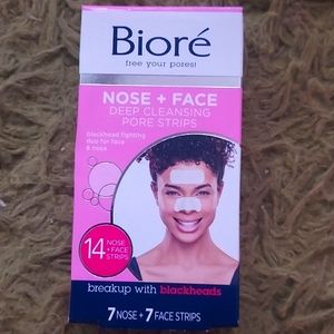 Biore nose and face strips